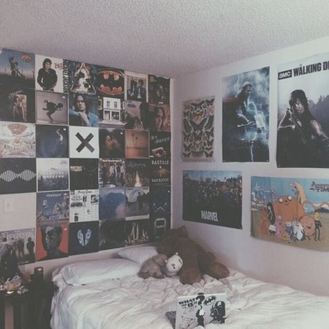 quartos tumblr com posters