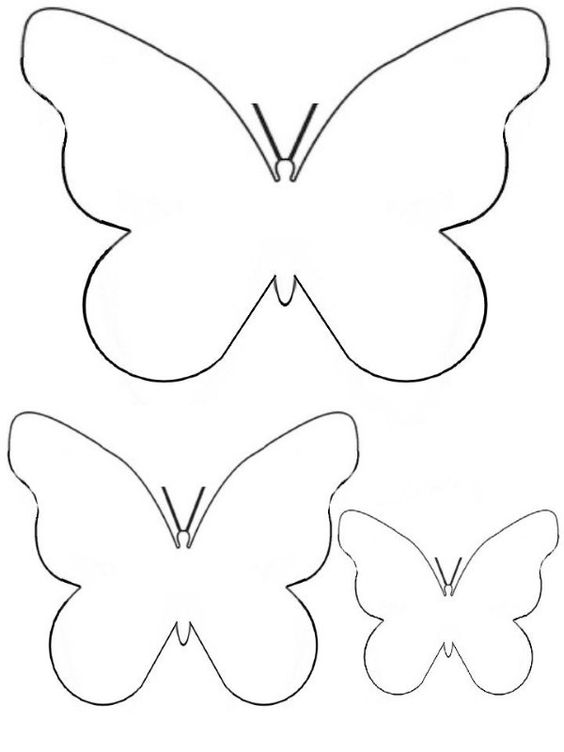 moldes de borboleta