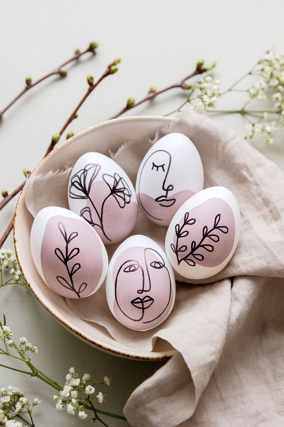 Como pintar casquinhas de ovos de páscoa