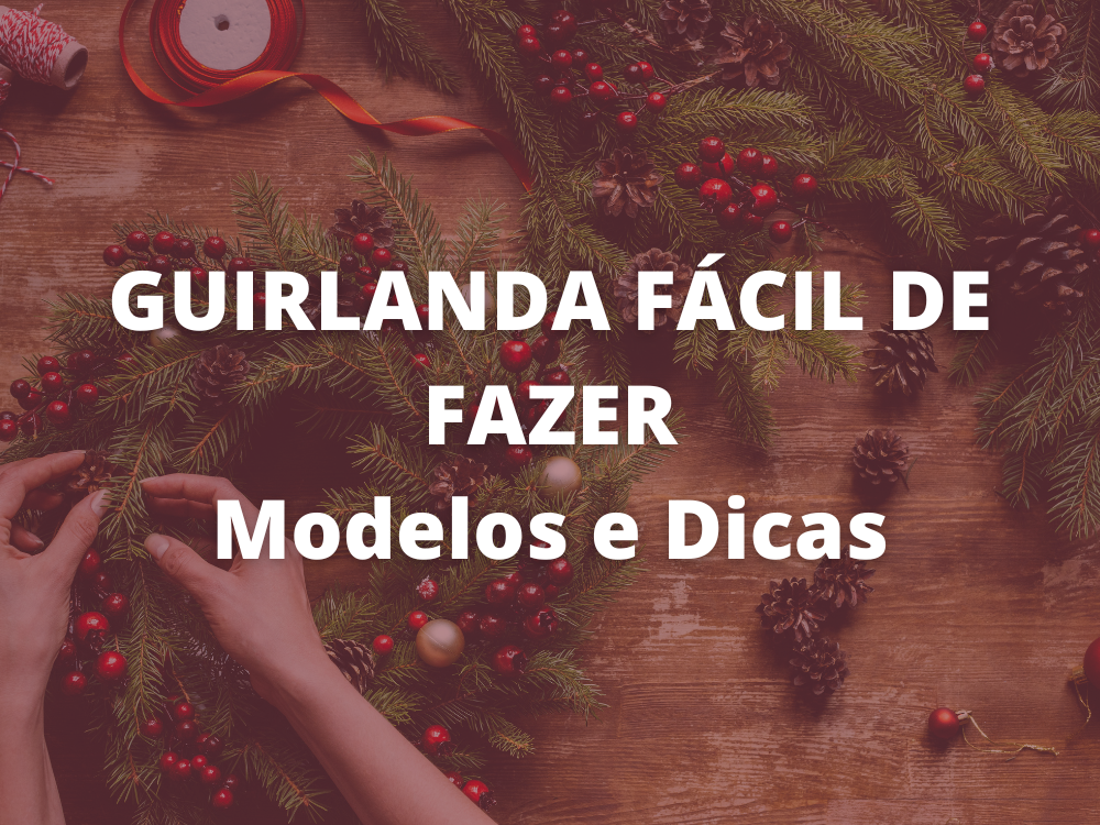 guirlanda fácil de fazer