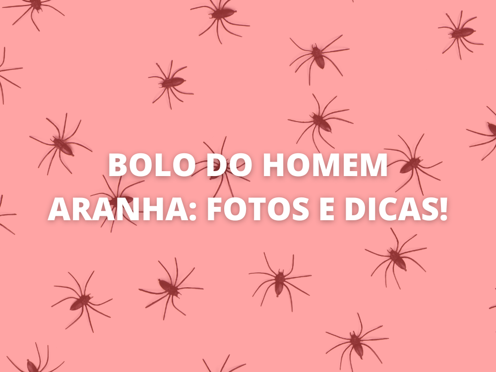 bolo do homem aranha