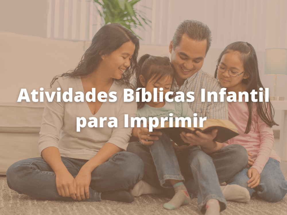 Atividades Bíblicas Infantil para Imprimir