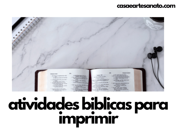 Atividades Biblicas para Imprimir