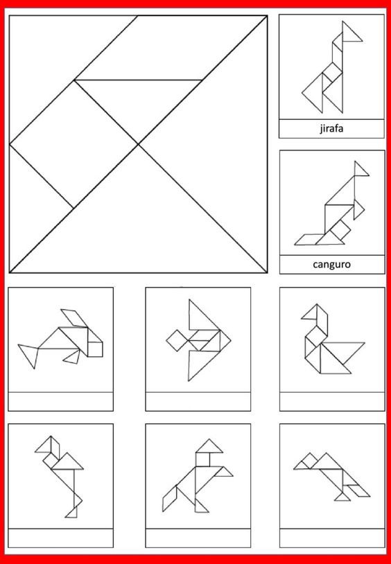 atividades com tangram