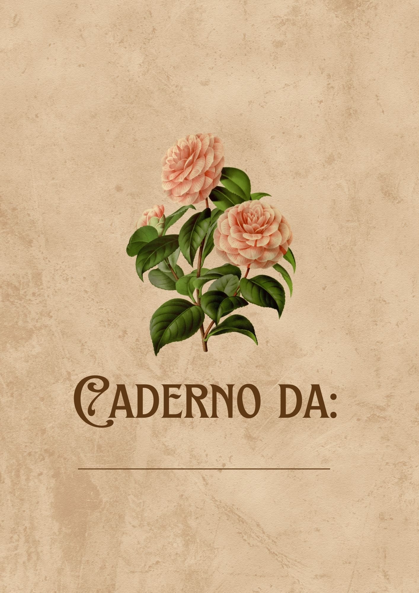 aberturas de caderno para imprimir