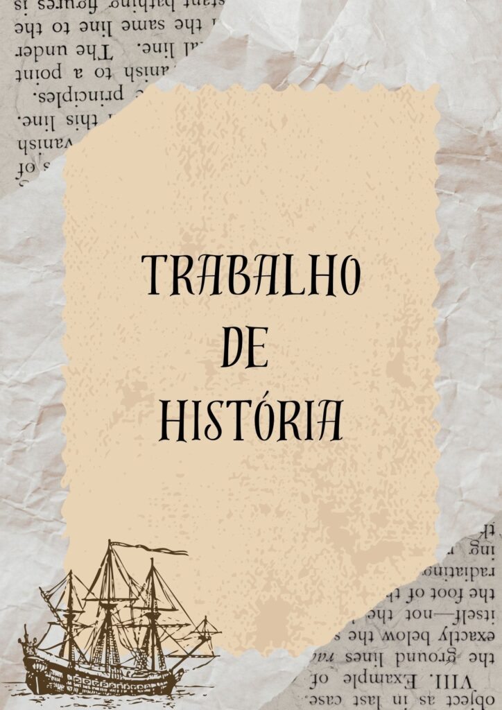 Capa de trabalho de história: Baixe modelos! - :: Casa & Artesanato