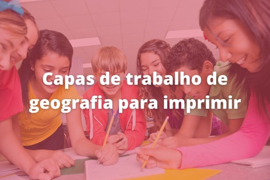 Capas de trabalho de geografia para imprimir