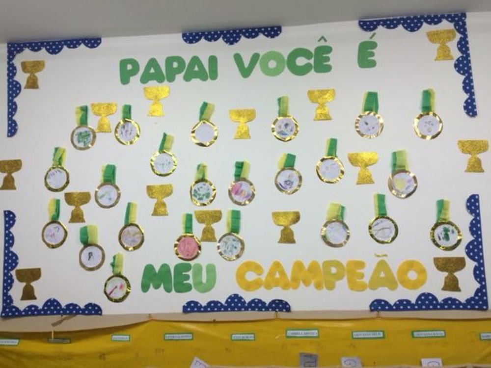 Mural do Dia dos Pais Educação Infantil