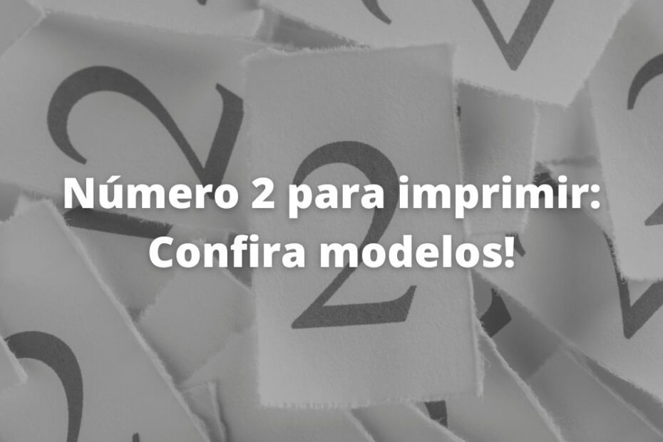 Número 2 para imprimir