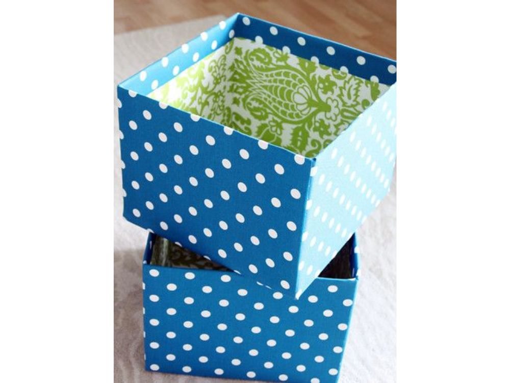 fazer caixa organizadora de papelão