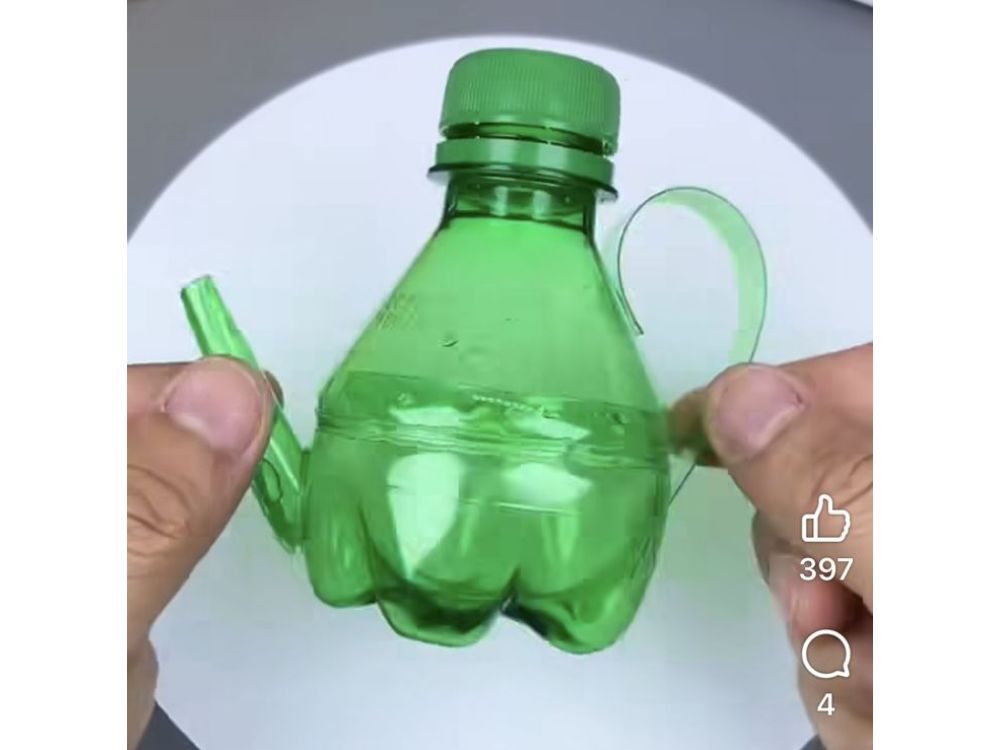 o que fazer com garrafa pet